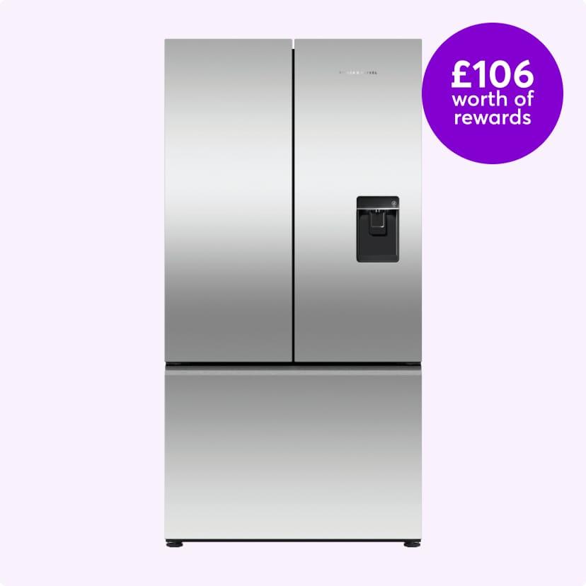 Series 7 American Fridge Freezer, Plumbed